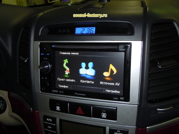 Уставновка: Автомагнитола в Hyundai Santa Fe Установка: Автомагнитола в Hyundai Santa Fe